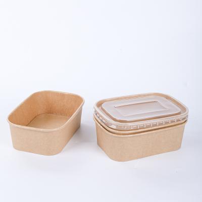 뜨거운 판매 초밥 샐러드 튀긴 된 사각형 종이 그릇