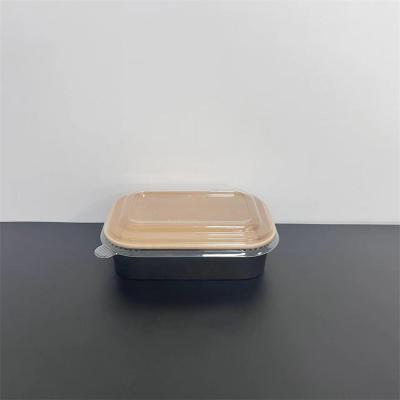 사용자 정의 뜨거운 음식 전자 레인지 직사각형 종이 그릇